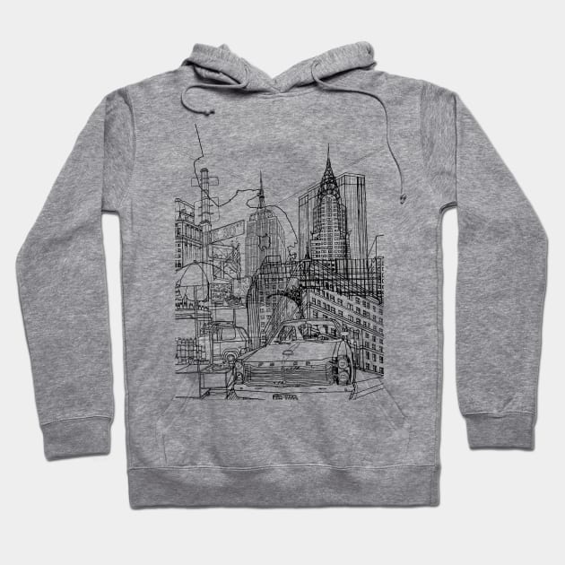 New York! (Original) Hoodie by davidbushell82